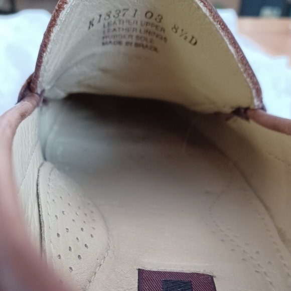 Florsheim Mens Brown Leather Tasseled Loafers Size 8.5D K1837 1 03 - Picture 7 of 7